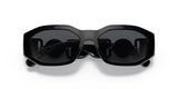 Medusa Biggie Sunglasses - Black on Black