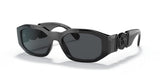 Medusa Biggie Sunglasses - Black on Black