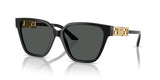 Sunglasses with Gold Dimonte Greca in Black