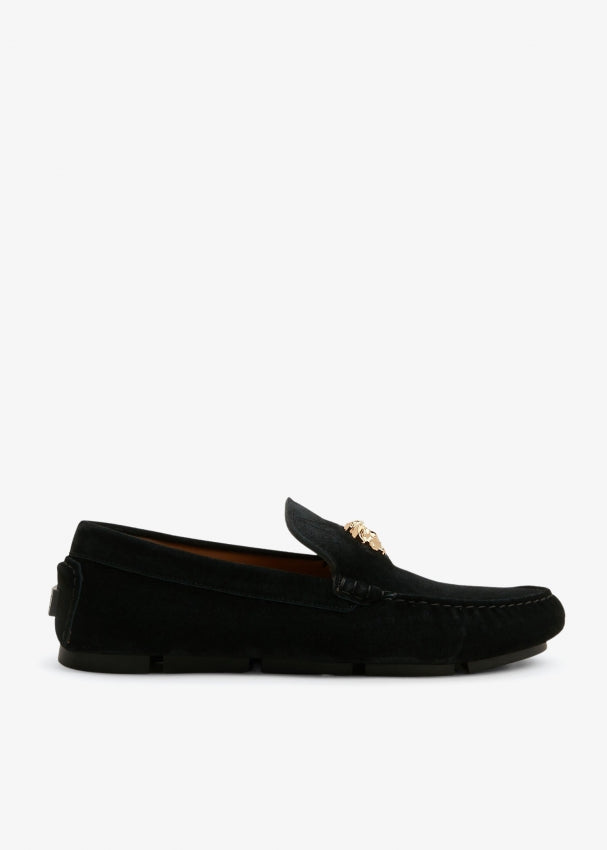 La Medusa Driver Shoes in Black