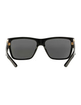 Black Polarised Sunglasses with Gold Greca Detail