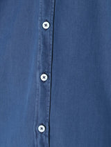 Blue Denim Regular Fit Cotton Shirt