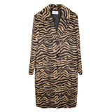 Tiger Print Long Coat