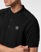 Black Piquet Polo Shirt SS