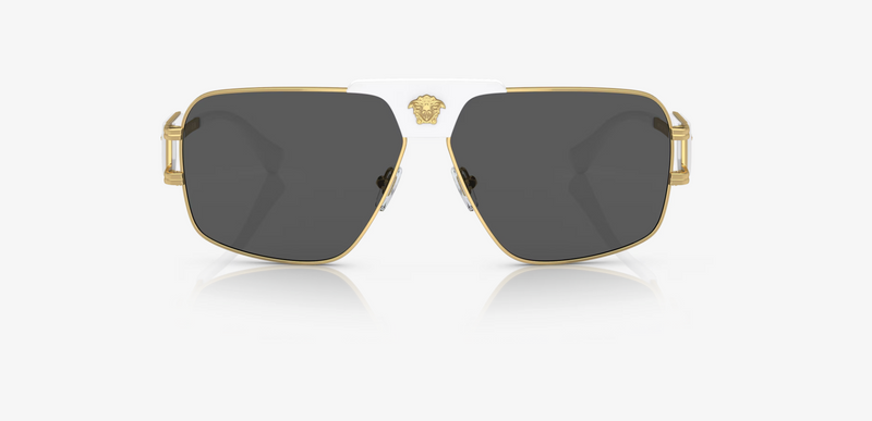 White and Gold Polarised Sunglasses