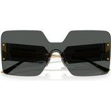 Damier Plaque Squared Shield Sunglasses