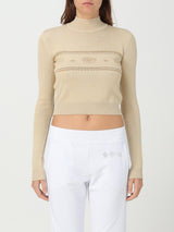 Beige/Gold Turtleneck Knit