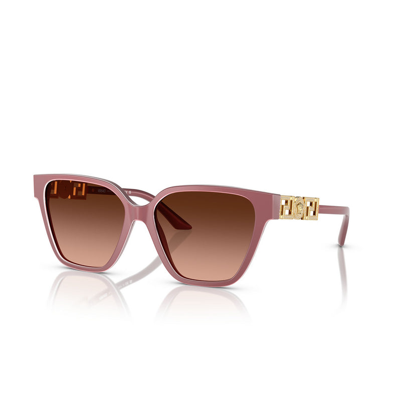 Sunglasses with Gold Dimonte Greca in Perla Dark Ruby